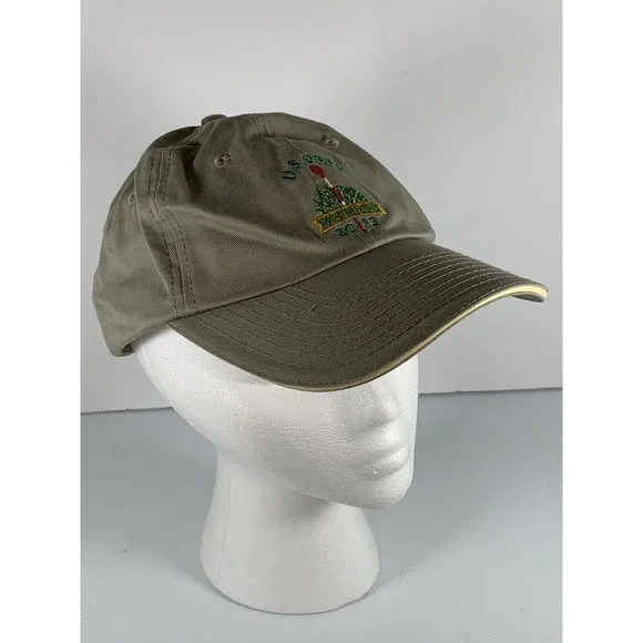 US Open 2013 Merion Golf Hat Strapback Cap Tan PGA Tour USGA Member - Picture 2 of 8
